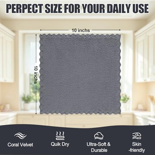 Kitinjoy 24 Pack Kitchen Cloths Dish Towels - Image 2