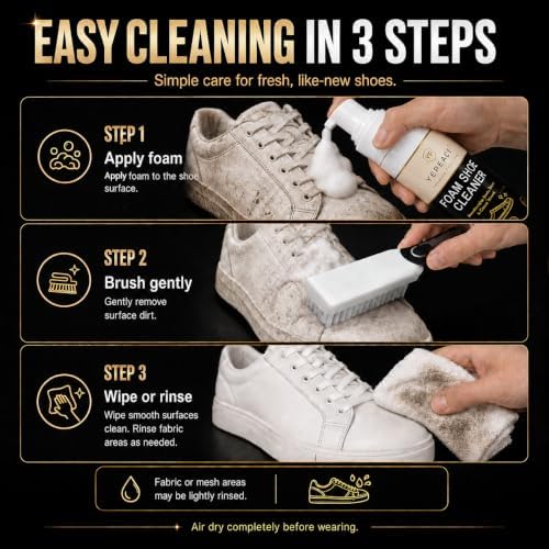 Shoe Cleaner Kit, Sneaker Cleaner Foam - Image 4