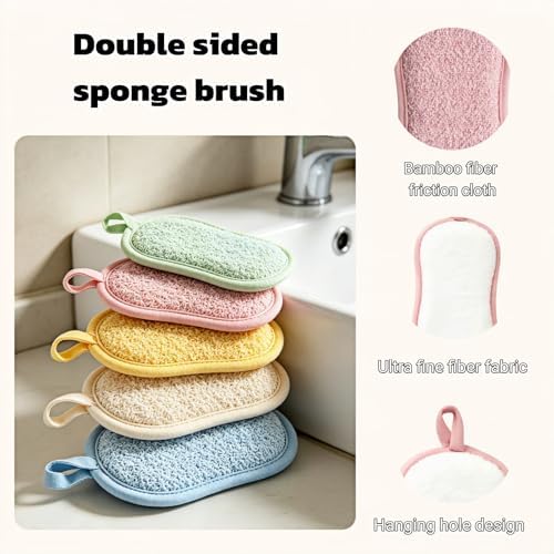 Multipurpose Kitchen Scrub Sponges, Heavy Duty Cleaning Non-Scratch Scrub Sponge - Image 4