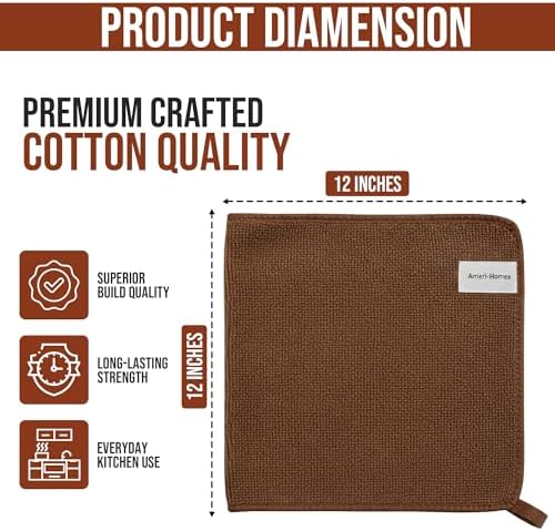 Ameri-Homes Microfiber Cleaning Cloths 12x12 Inch - Image 2