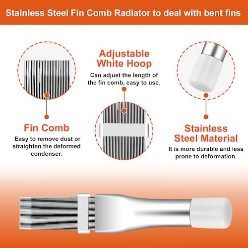 Cenipar 2PCS Air Conditioner Condenser Fin Comb Set Include FCR6 Fin Comb and - Image 3