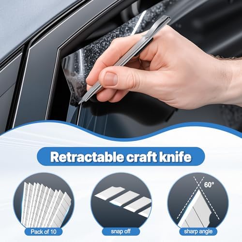 SINGARO 6PCS Vinyl Wrap Tool Kit, Window Tint Kits Include Felt Squeegee - Image 6