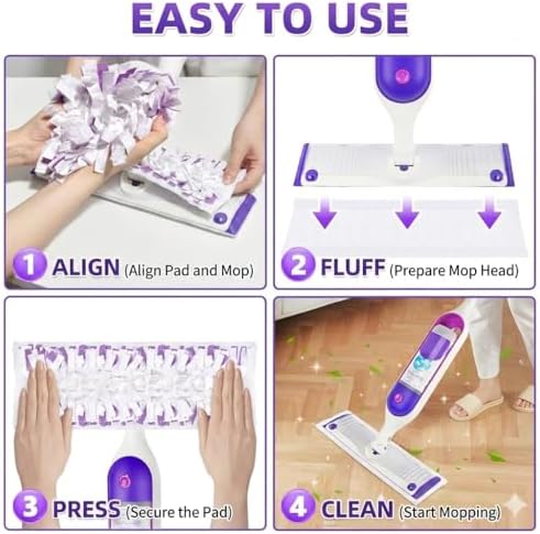 Cleaning Power Mop Refills for Swiffer Power Mop, 500+ Strips Multi-Surface - Image 5