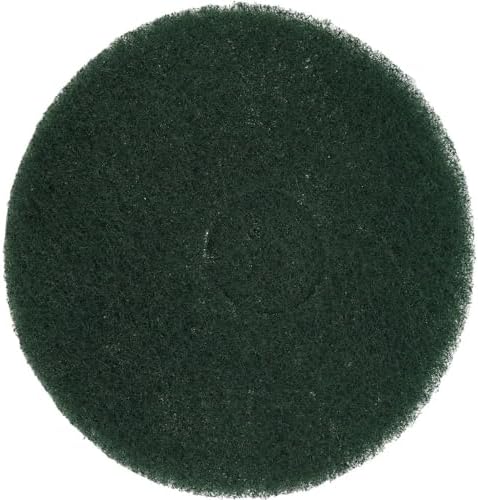 PRO SOURCE Floor Scrubbing Pads: Green Coarse Polyester, 5 Pack - Image 2