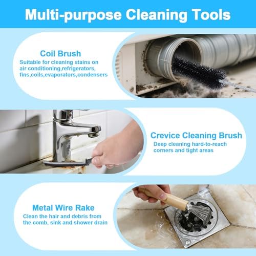 XANGNIER Refrigerator Coil Cleaning Brush Kit - Image 6