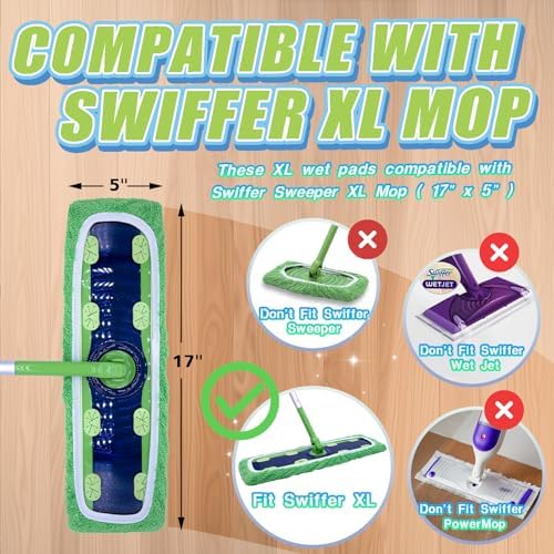 2 Pack XL Microfiber Mop Pads Compatible - Image 4