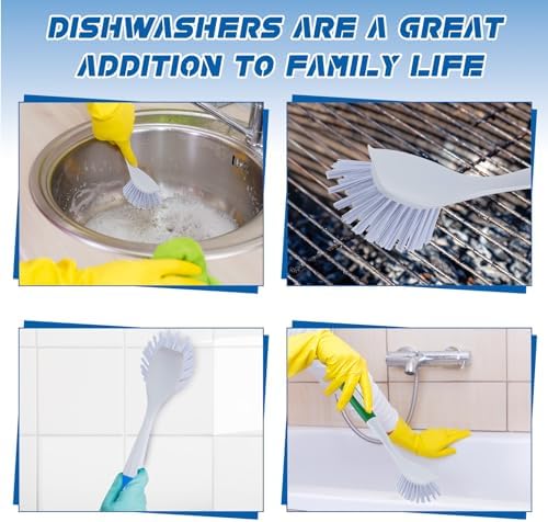 Hsei 6 Pcs Kitchen Scrub Dish Brush Bulk - Image 5
