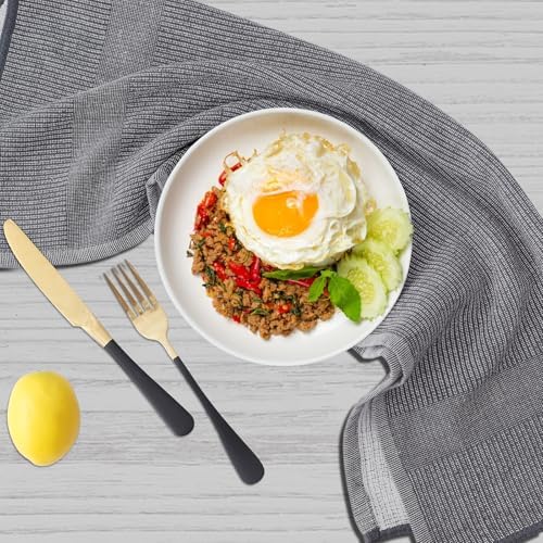 Homaxy 380 GSM Cotton Premium Kitchen Towels 6 Pack - Image 5