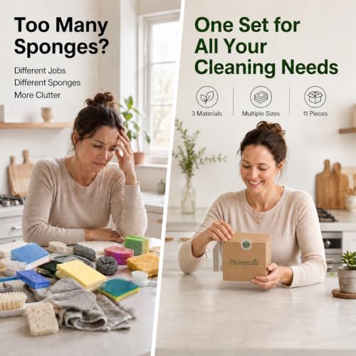 Natural Loofah Sponge, Kitchen Sponges - Image 3