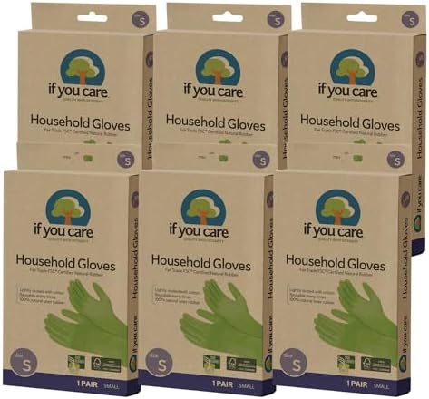 If You Care Small Cotton Flock Lined Protective Gloves, 1 Pair by IfYouCare