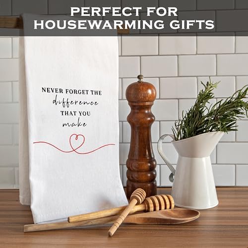 Never Forget the Difference That You Make Kitchen Towel 18x24 Inch - Image 3