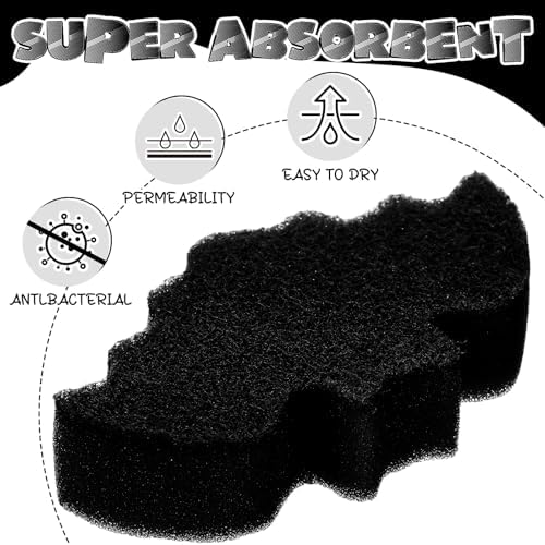 Tioncy 12 Pack Halloween Bat Kitchen Sponges - Image 6