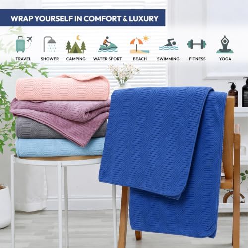 JML Microfiber Bath Towels, 2 Pack, 27x55 in - Image 5