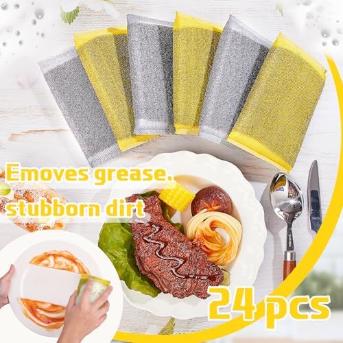 Thyle 36 Pack Kitchen Sponges for Dish, Non Scratch Scrubber - Image 4