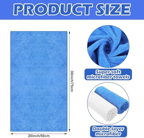 SmoothNovelty 10 Pcs Extra Large Microfiber Cleaning Cloth - Image 3