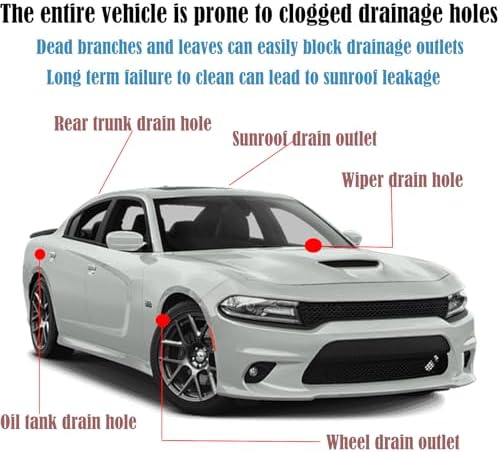 Sunroof Drain Cleaning Tool Unclogger Extra Thick Drain Brush - Image 4