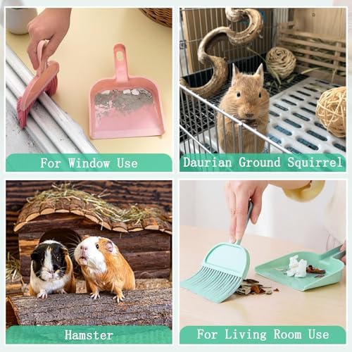 ZUFECY Mini Broom and Dustpan Set, Small Handheld Brush - Image 6