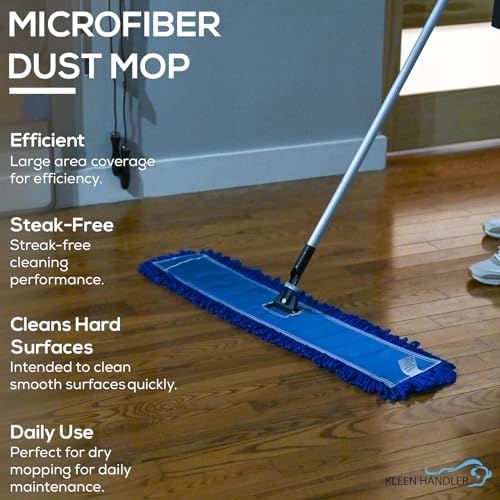 KLEEN HANDLER 36" Microfiber Dust Mop Head Replacement, 6 Pack - Image 5