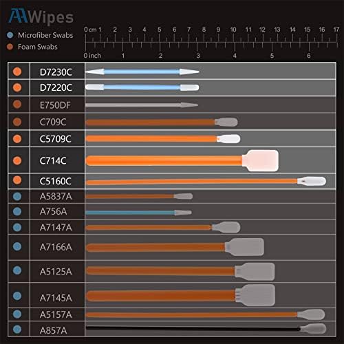 AAwipes Foam Tip Cleaning Swab Kit Cleanroom Sponge Stick Foam Swab Bundle - Image 2