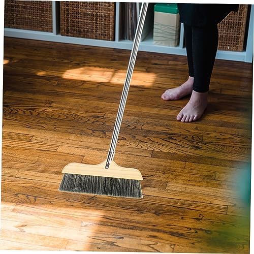 Long Handle Bristle Broom for Kitchen and Office Floor Cleaning - Image 2