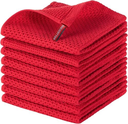 joybest Cotton Kitchen Dish Cloths, 12x12 Inches by joybest
