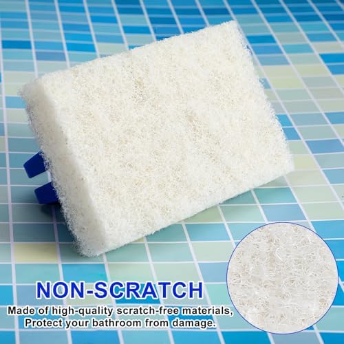 Maxdot 18 Pcs Handled Bath Scrubber Sponge Scrub Pad - Image 4