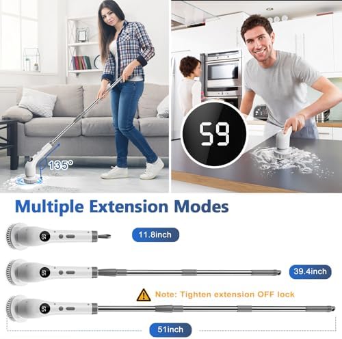 Qimedo Upgrade Rechargeable Electric Scrubber - Image 3