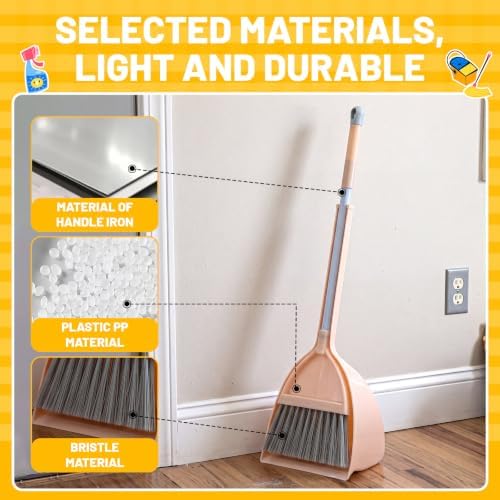 8 Set Mini Broom with Dustpan Bulk - Image 3