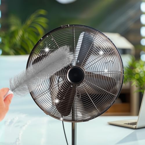 Yuanchu 2 Pcs Fan Cleaner Brushes, Bendable Fan Cleaning Brush Cobweb Duster - Image 6