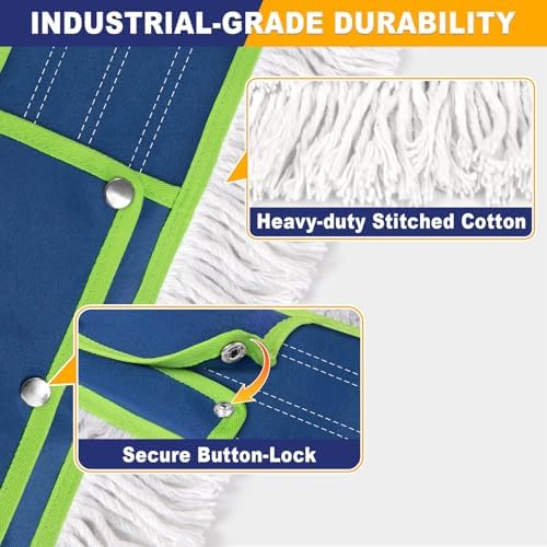 41" Commercial Dust Mop Replacement Pads Refills - Image 5