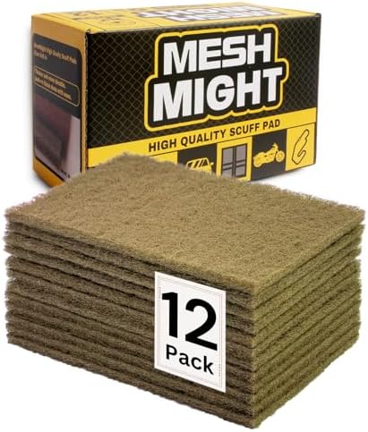 12-Pack 6"x9" Non-Woven Scuff Pads by MeshMight20longerlasting