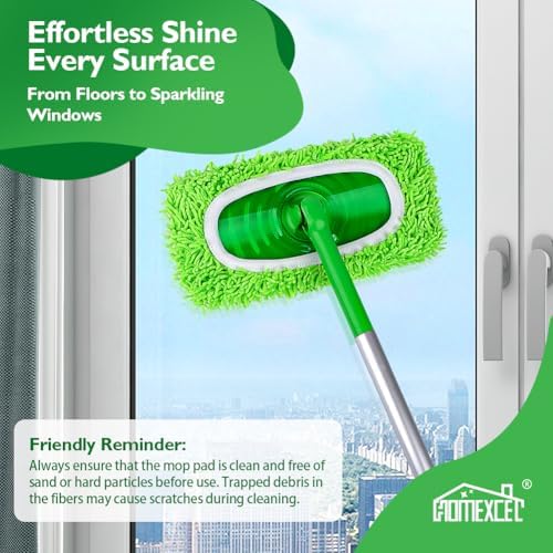 HOMEXCEL Reusable Microfiber Mop Pads Compatible - Image 4