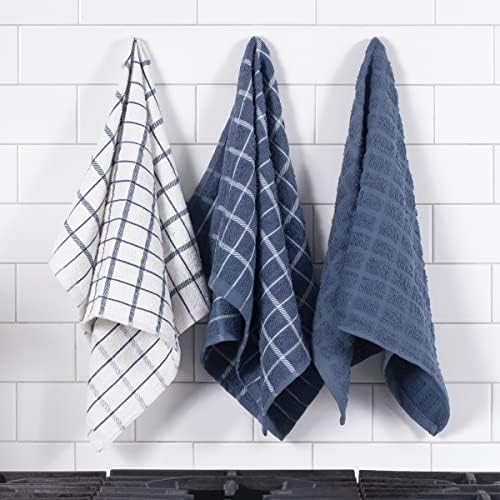 Ritz Premium 100% Cotton Terry Check Kitchen Dish Towels - Image 5