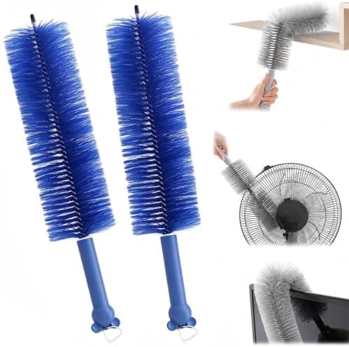 2026 New Bendable Microfiber Duster, Upgrade Reusable Bendable Cleaning Brush by AULCTR