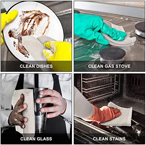 Nialnant 6 Pack Dish Cloths, Soft Absorbent Quick Drying Dish Towels - Image 5