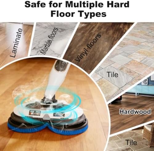 Upgraded Steam and Scrub Spin Mop Replacement Pads Brush - Image 3