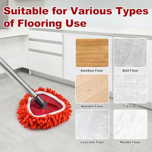 Mop Head Replacement for Ocedar, 3 Pack Mop Heads Refill for Spin Mop - Image 6