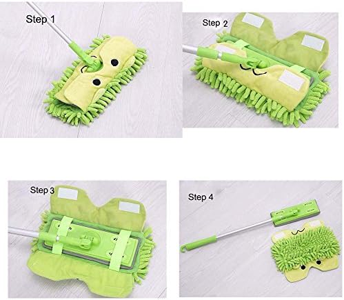 Mini Microfiber Chenille Cartoon Flat Dust Mop - Image 6