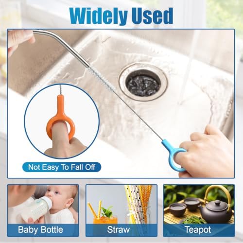 AONEZ 4 Pcs Straw Cleaner Brush Set - Image 6