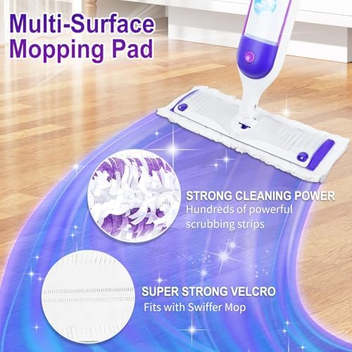 Cafonil 50 Pack Disposable Power Mop Pads - Image 4