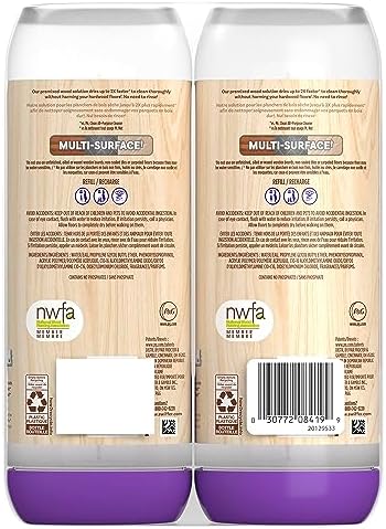 Swiffer Power Mop Wood Refill Solution, QuickDry Hardwood Floor Cleaner - Image 2