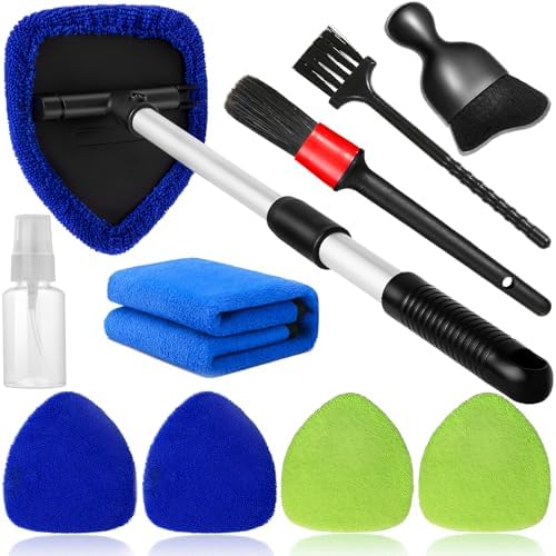 Qydipclin 10pcs Windshield Cleaning Tool Car Interior Window Cleaner Kit by Qydipclin