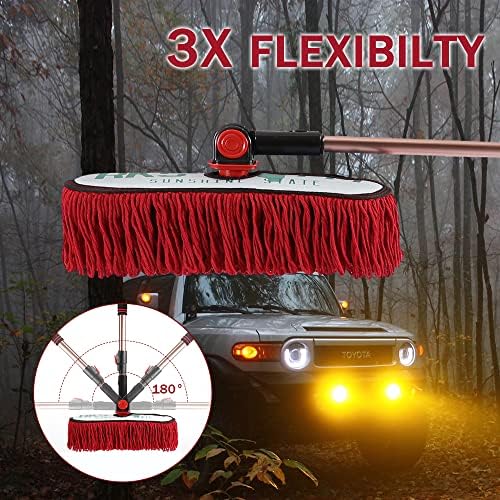 Extendable Car Duster, Sunshine Wax Cotton - Image 3