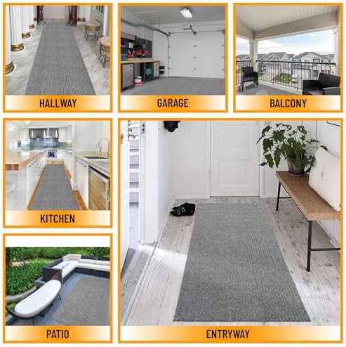Ottomanso 4x47 Large Waterproof Floor Mat, Non-Slip Indoor Outdoor Door Mat - Image 4