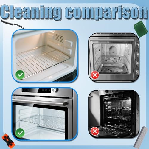 Heavy Duty Oven Cleaner Brush Set, Oven Cleaning Accessories Tools, - Image 6
