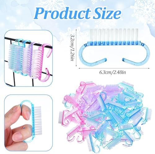 400pcs Handle Grip Nail Brush Bulk - Image 2