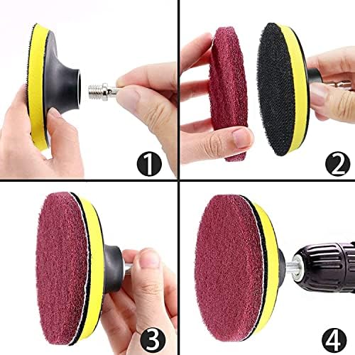 7 Inch 1200-Grits Scrubber Scouring Pads - Image 5