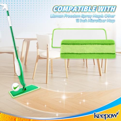 KEEPOW 2 Pack Spray Mop Pads Compatible - Image 2