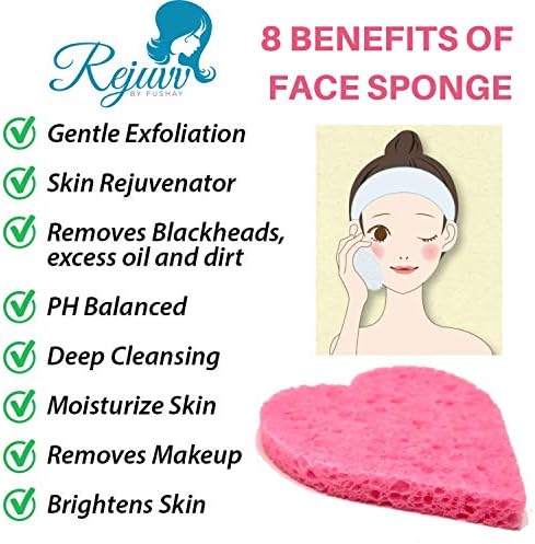 Facial Sponges Compressed Natural Cellulose Sponge - Image 5