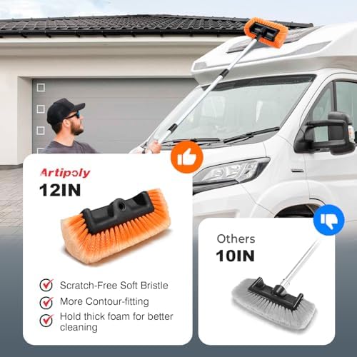 ARTIPOLY 12" Car Wash Brush - Image 3